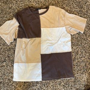 Brown short sleeve shirt